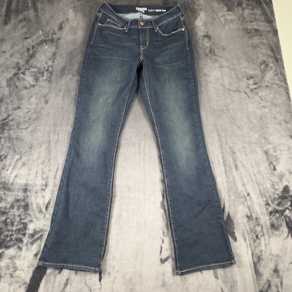Denizen Levi's Bootcut Jeans Womens 8M W29 L32 Dark Blue Curvy Fit 4582